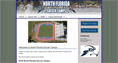 Desktop Screenshot of northfloridasoccercamps.com